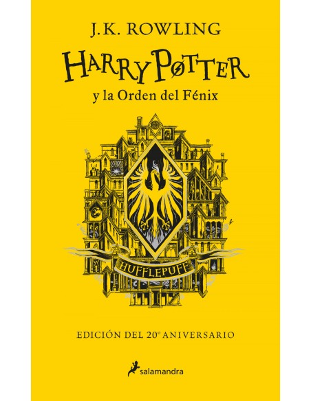 Harry Potter y la Orden del Fenix edicion Hufflepuff del 20º aniversario Harry Potter